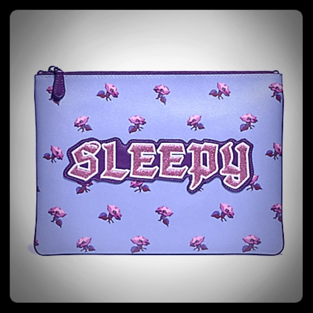 NWT Coach Disney Snow White Sleepy Clutch